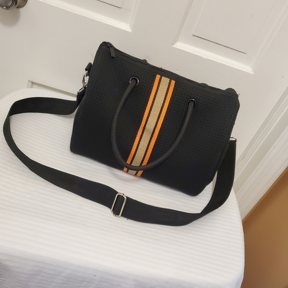 Somewhere Haute Satchel/Crossbody Black Bag, Athlesuire, Casual, Lightweight - Picture 8 of 10